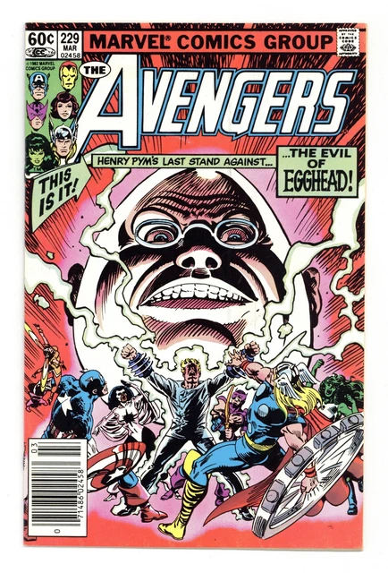 Avengers #229A Milgrom With Tattooz FN 6.0 1983