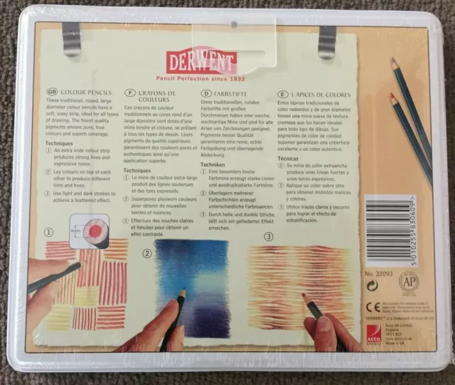 24 Pack Derwent Artists Colour Pencils - Brand New - Free Post - Pack of 24 2