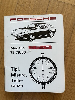 Misure Tolleranze Porsche 911 Tipi Tipi Carrera 3,0 Turbo Maquette 1976/1977 
