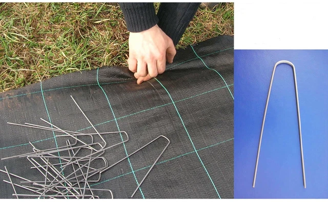 STI Chiodi Picchetto Verdi In Testa Lunghezza 15cm Diametro 4mm Testa 10mm Testa Verde Pacco 50 Pcs Chiodo - Foto 8