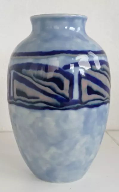 VASE 1920 ART DECO, Camille THARAUD,  Porcelaine de LIMOGES , Haut : 24,5 cm TBE