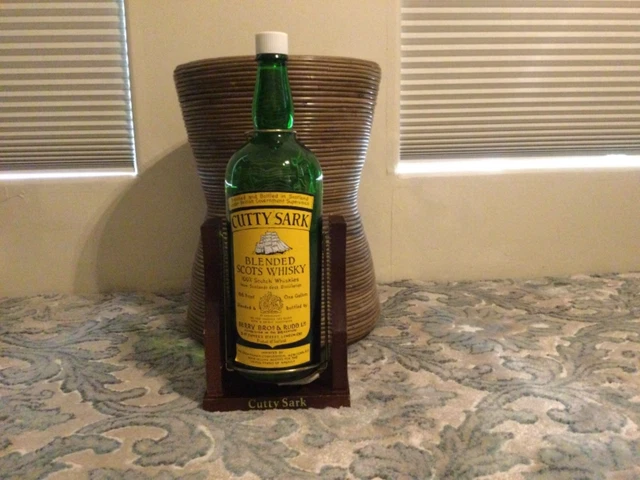Whiskey- Vintage Cutty Sark giant bottle empty. Fill or decor
