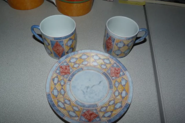 2 Coffee Cups and 1 Sub Cups - Palazzo - LAURE JAPY
