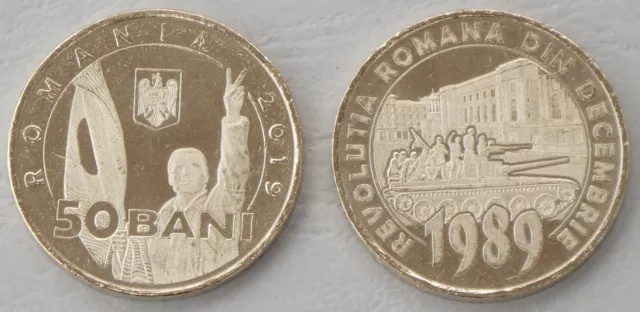 Rumänien / Romania 50 Bani 2019 30 Jahre Rumänische Revolution unz.