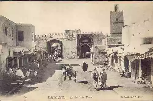Tunisie - KAIROUAN - La porte de Tunis  ---   (E4336)