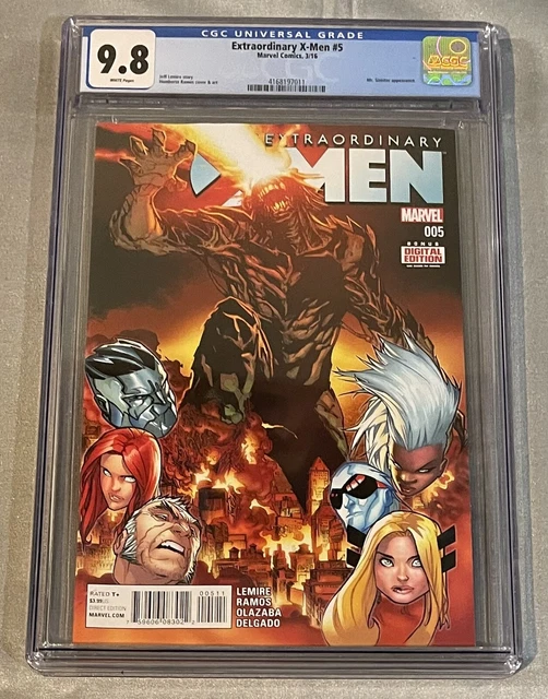 Extraordinary X-Men #5 CGC 9.8 (Feb 2016, Marvel) Jeff Lemire, Mr. Sinister app.