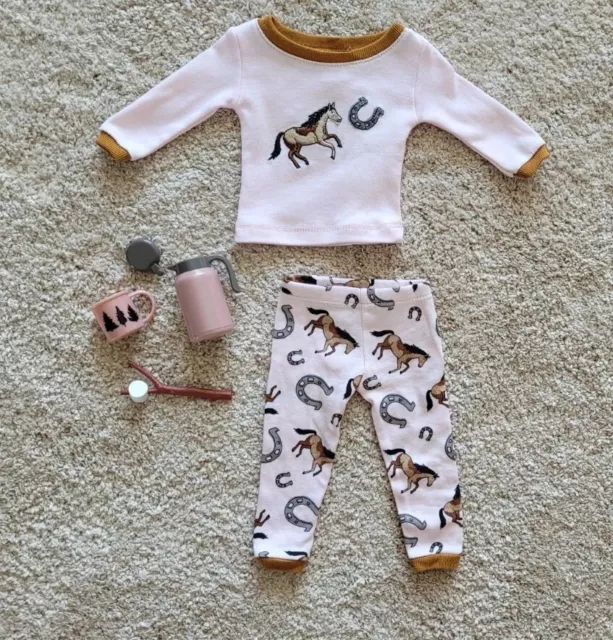 Leveret Doll Horse Pajamas Works W/ American Girl & 18" Dolls Camping Acc Lot NM Leveret Doll Horse Pajamas Works W/ American Girl & 18" Dolls Camping Acc Lot NM