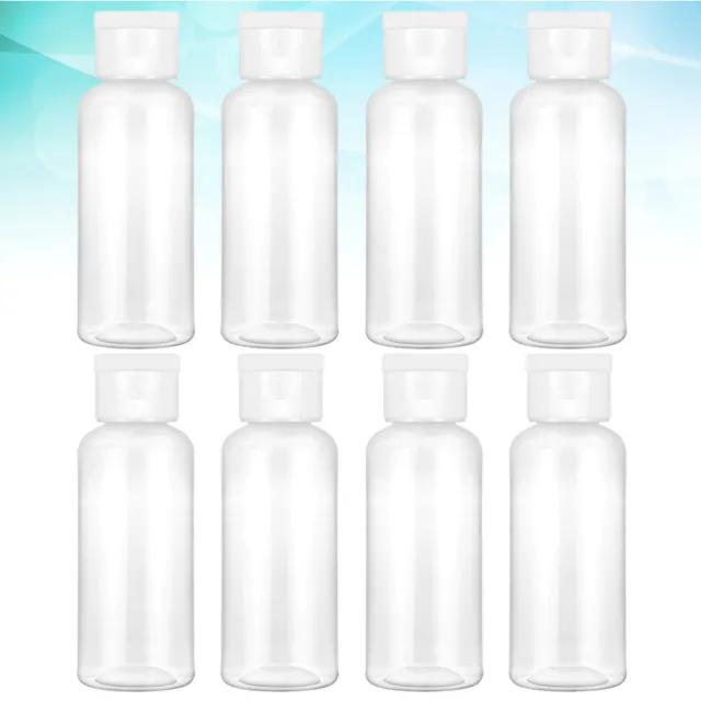 8 Pcs Travel Containers Cosmetic Bottle Shampoo Sample Liquid Lotion