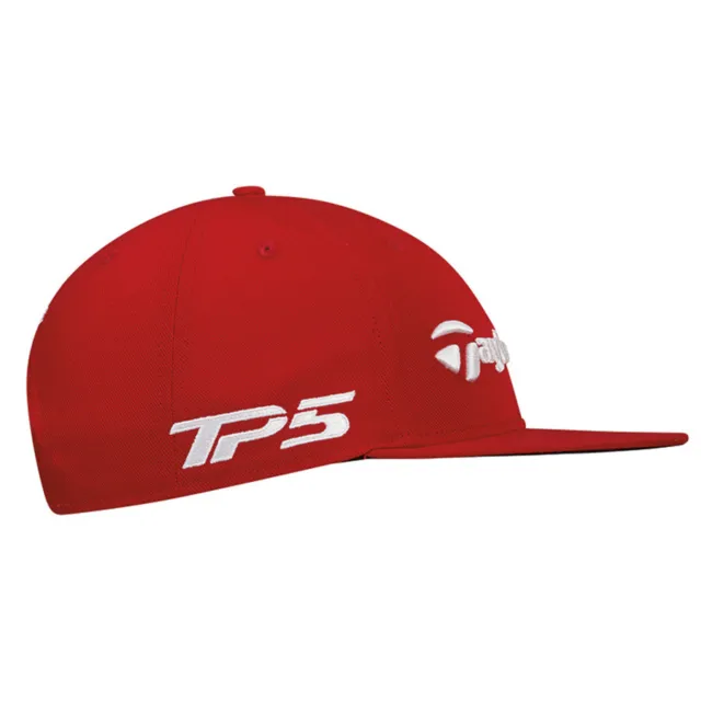 TaylorMade Golf Cap New Era Tour 9Fifty M5/TP5 Scarlet Red/White Snapback SALE 3