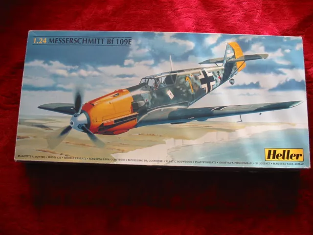 HELLER MESSERSCHMITT BF 109 E 1/24 pas AIRFIX