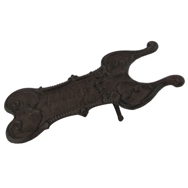 Cast Iron METAL BOOT JACK puller remover western decor cowboy bootjack pull new