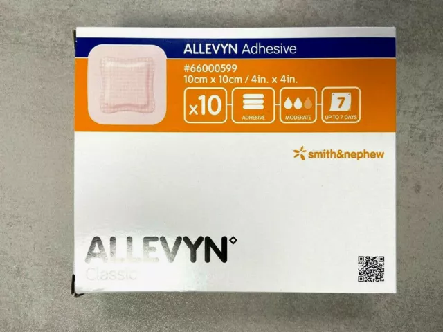 Allevyn ,10cm x 10cm, 10Stck, REF 66000599, Neuware!