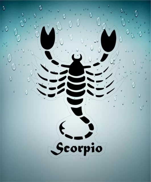 Sticker decal zodiac astrological astrology sign transparent scorpion scorpio