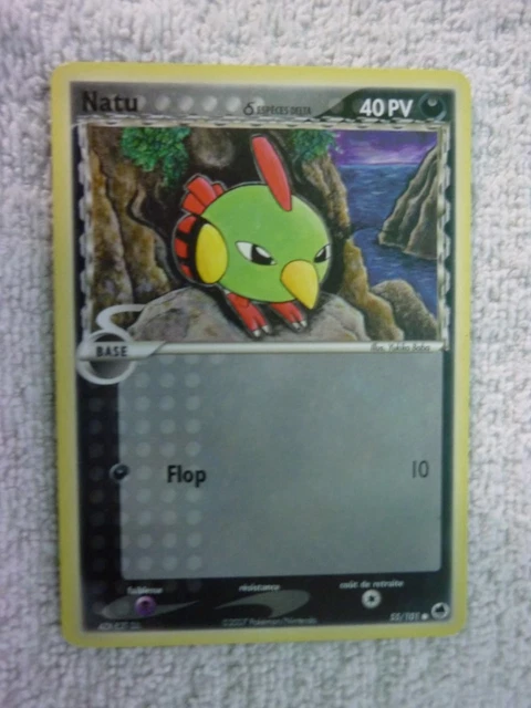 Carte pokémon natu 55/101 commune ile des dragons