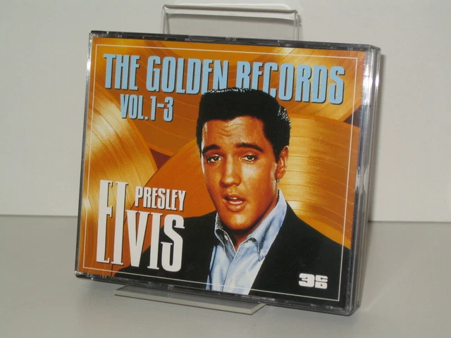 3 CD FAT Box Elvis Presley - Golden Records Vol. 1-3 (1991 BMG Club ...