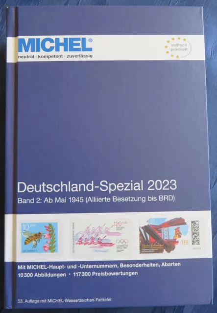 MICHEL Deutschland-Spezial 2023 - Band 2, Briefmarkenkatalog, gebunden neu