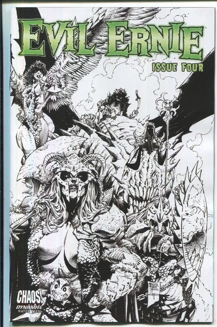 Evil Ernie Vol 3 #4 - Philip Tan B & W Variant Cover C - Dynamite/2022 - 1/10
