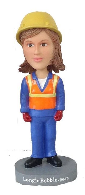 Longshorewoman longiebobble.com (ILWU) Bobblehead ILWU