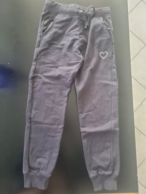 pantalone felpato tuta bimba 7-8 anni 128 cm