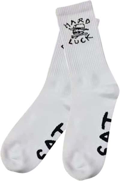 HARD LUCK OG CREW SOCKS WHT/BLK 1pr