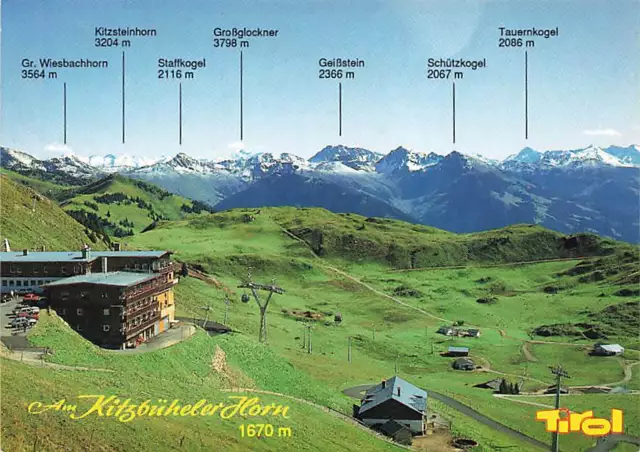 alte AK Alpenhaus am Kitzbüheler Horn 1998 gelaufen Ansichtskarte E3448c