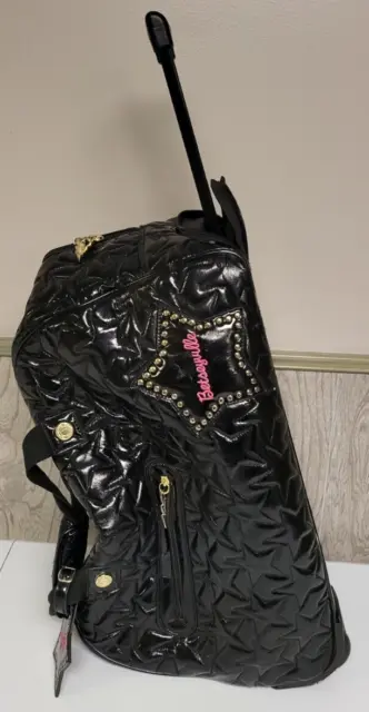 Betseyville Carry on Luggage Rolling Travel Duffel Bag Betsey Johnson Suitcase