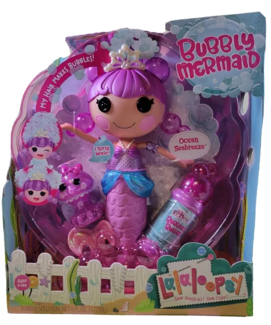 Lalaloopsy Bubbly Mermaid Doll - Ocean Seabreeze with Pet Jellyfish New Great 🎁