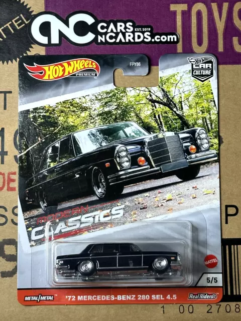 2020 Hot Wheels Premium Car Culture Modern Classics '72 Mercedes-Benz 280 SEL