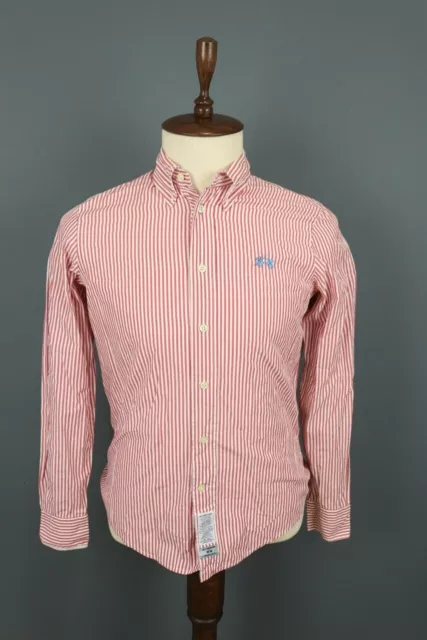 La Martina Buenos Aires Pink Striped Long Sleeve Shirt Size S