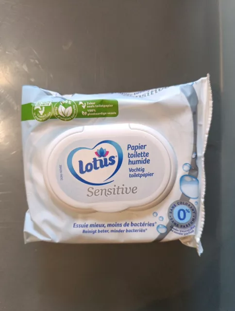 Lotus Papier Toilette Humide Sensitive Lingettes x42 (lot de 6) 