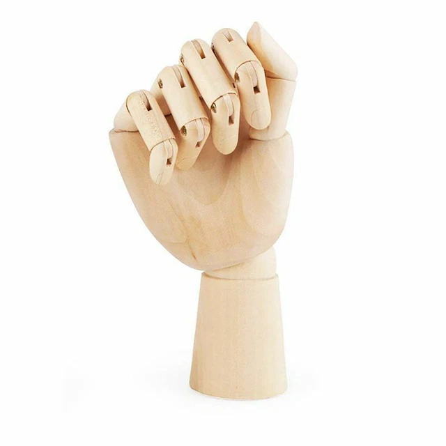 Holz Künstler Ding Manikin Gelenkschaufensterpuppe mit Holz flexible Finger X9L5
