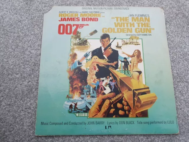 James Bond - The Man With The Golden Gun 1974 Vinyl Soundtrack LP Album Record