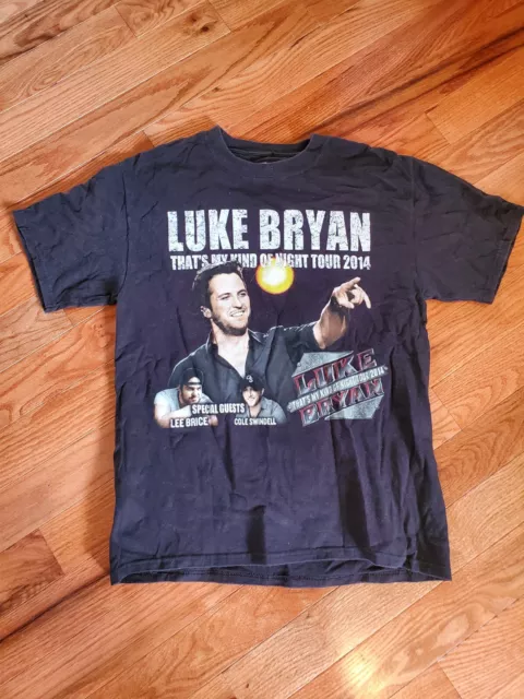 Luke Bryan Thats My Kind of Night 2014 Concert Tour Adult Medium Country T-Shirt