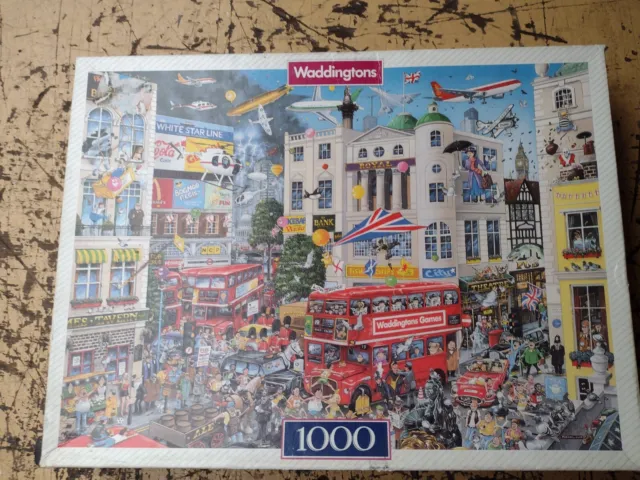 I Love London Waddingtons 1000 Piece Jigsaw Puzzle