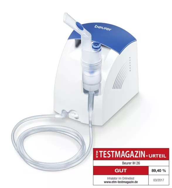 beurer IH 26 Inhalator inkl. 2 Masken + Nasendusche - OVP v.med. Fachhändler