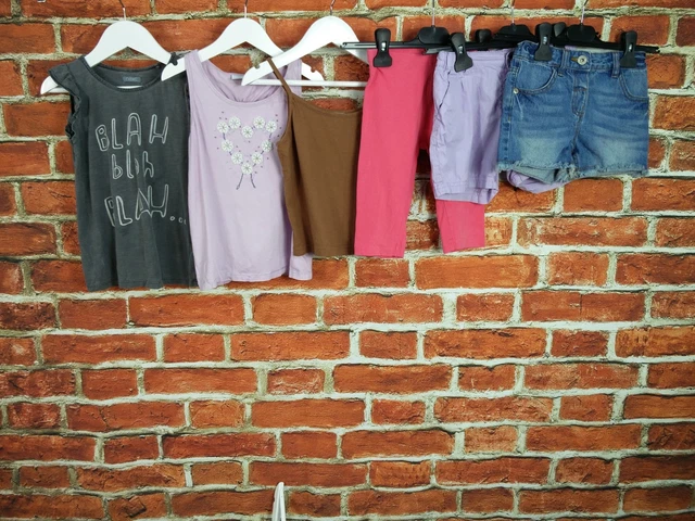 Girls Bundle Age 5-6 Years H&M Zara Next Etc Shorts Tees Summer Holiday 116Cm