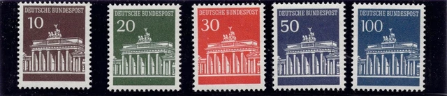Bund, BRD 1966; Brandenburger Tor; Mi.Nr. 506 / 510; postfrisch