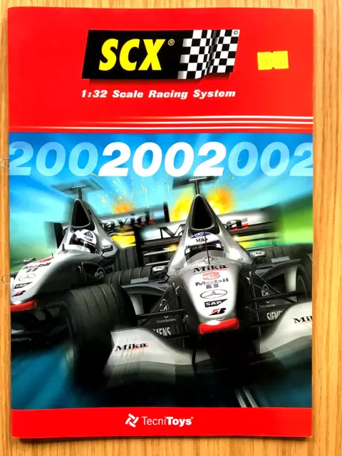 SCX CATALOGUE 2002 UK Slot Car Racing (Scalextric / Fly / SCX / Carrera) mint