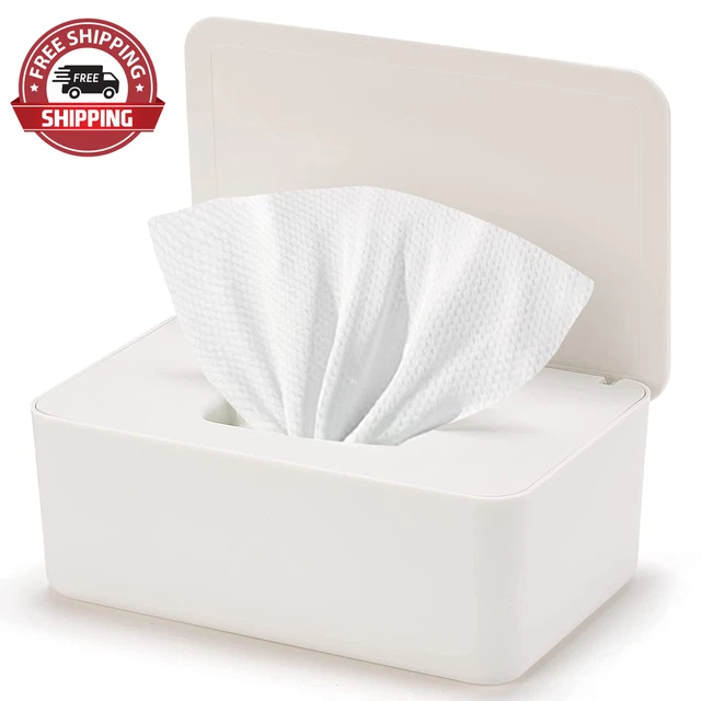 Baby Wipes Dispenser, Wipe Holder for Baby & Adult,Keeps Wet Tissue Fresh, Non-S