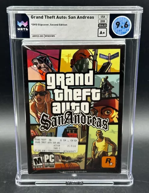 Grand Theft Auto San Andreas PS2 WATA 9.4 A++ Graded Sealed