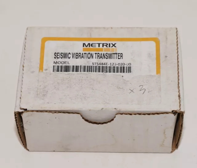 Metrix St5484E-123-020-00 Seismic Vibration Sensor Signal Conditione Transmitter