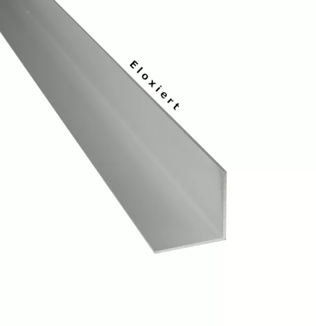 Profilo angolare a L 2 m 40x20 mm alluminio naturale anodizzato