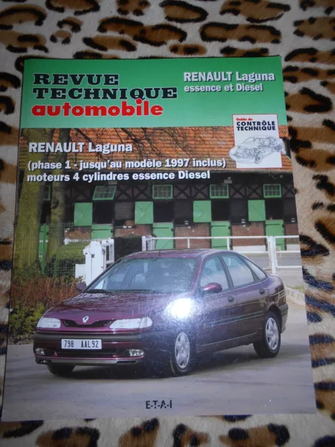 Revue Technique Automobile Renault Laguna (phase 1, jusqu'au modèle 1997 inclus)