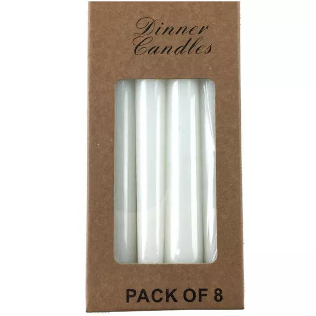 Tapered Candles Taper Dinner Candle Bulk Coloured Unscented Wicca Pagan 6/8 Pack