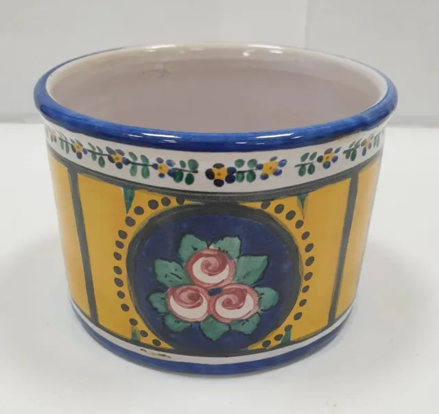 ancien pot vide poche alfred renoleau ceramique faience angouleme art deco