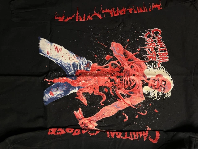 vintage cannibal corpse shirt L longsleeve death metal