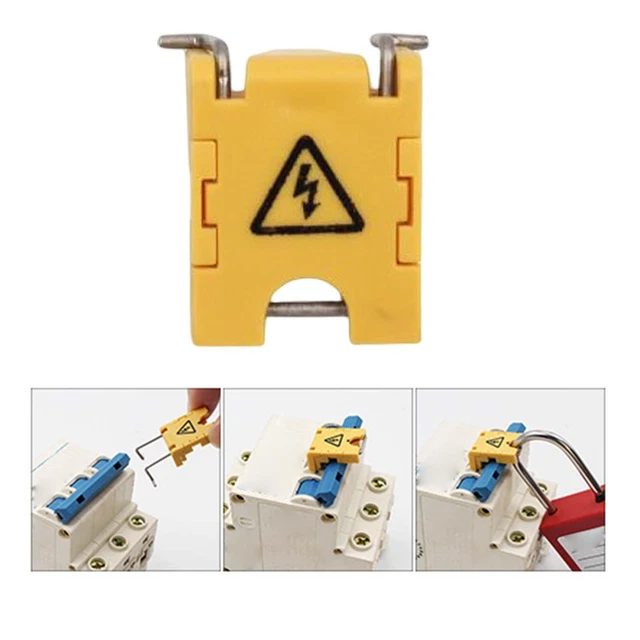 Orqoou Dispositif De Verrouillage De Disjoncteur Avec Vis De Verrouillage De Circuit Universel Unipolaire Et Multipôle, Sûr