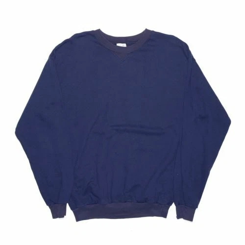 Felpa vintage donna blu regolare anni '90 M