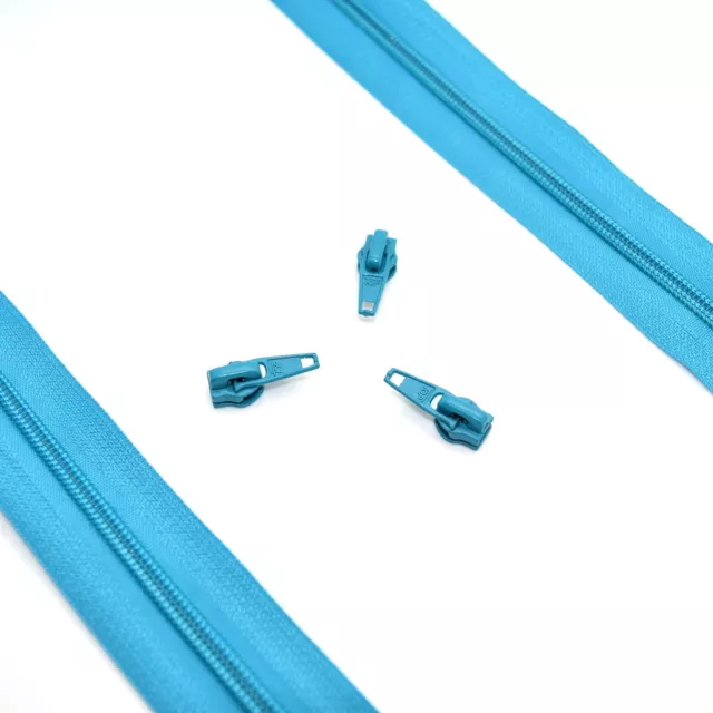 Zipper slider - PLASTIC SPIRAL Coil ZIP # 7 8 10 Zip Slider Pull Zipper  Repair