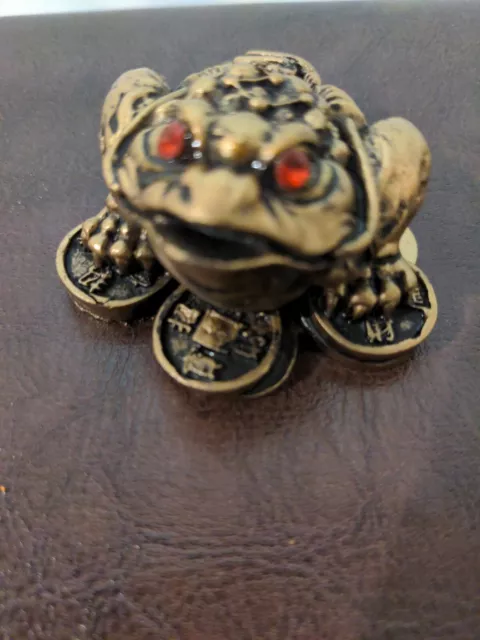 Jin Chang Money Frog  Animal Totem FENG SHUI Attract Luck Wealth Coin Business